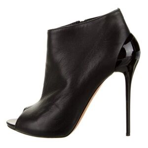 Alexander McQueen Leather Boots Size 7.5 | IT 37.5